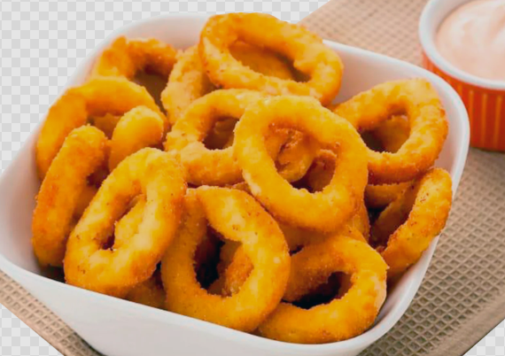 Anéis de Cebola Frita